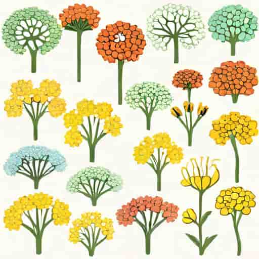 Simple Umbel Inflorescence Examples