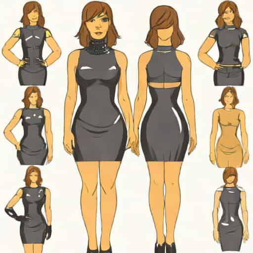 Skintight Latex Dress