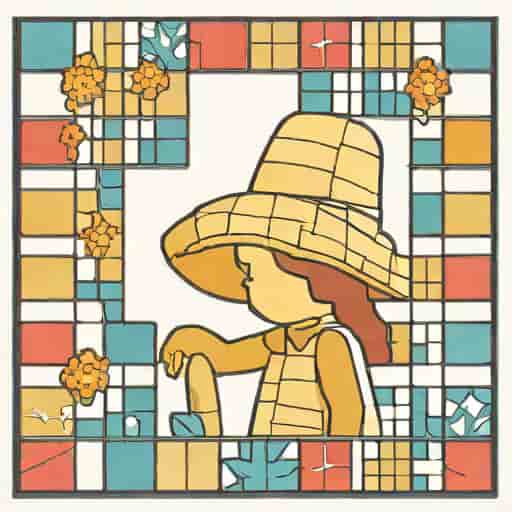 Sunbonnet Fabric Crossword