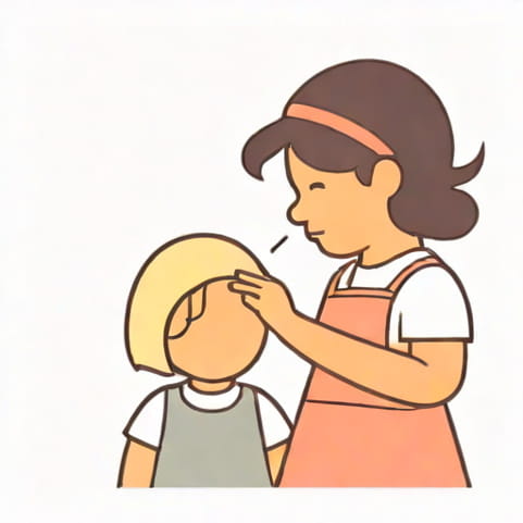 The Little Girl Blank As The Purblind Man