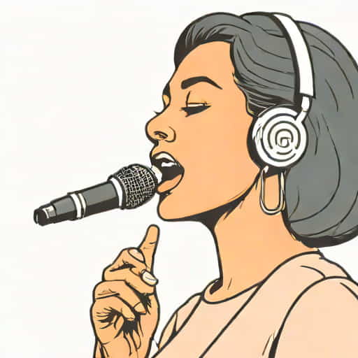 The Singer Has A Very Sonorous Voice