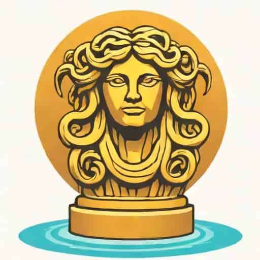 Underwater Medusa Statue