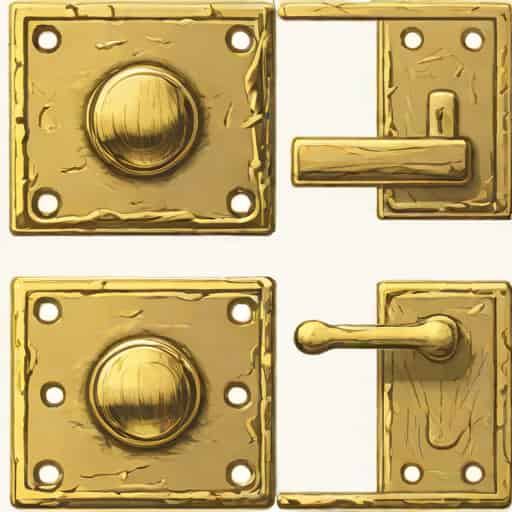 Unlacquered Brass Hardware Patina