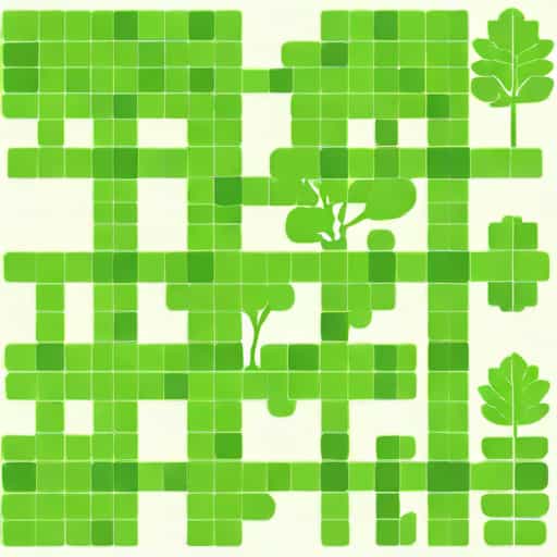 Verdant Leafy Crossword Clue