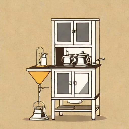 Vintage Hoosier Cabinet With Flour Sifter