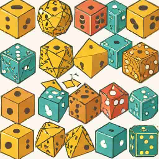 Vintage Polyhedral Dice