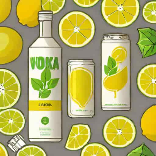 Vodka Lemon Lime Bitters Cans