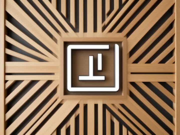 Wood Slat Room Divider