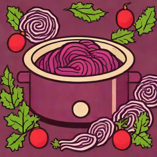 Xmas Red Cabbage Slow Cooker