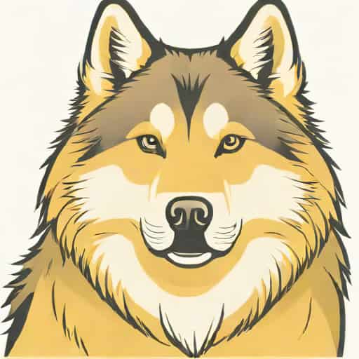 Yellow Alaskan Malamute