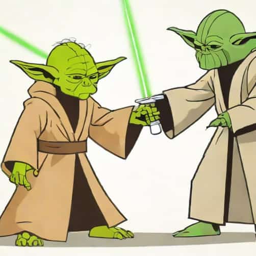 Yoda Vs Grievous Comic