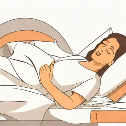 Young Woman On Her Deathbed