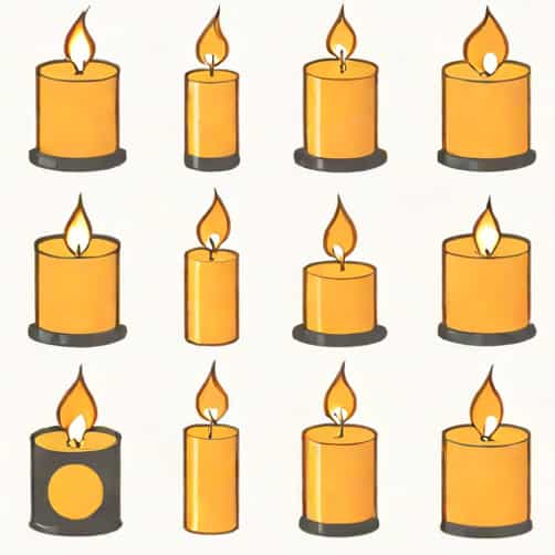 Zones Of Candle Flame