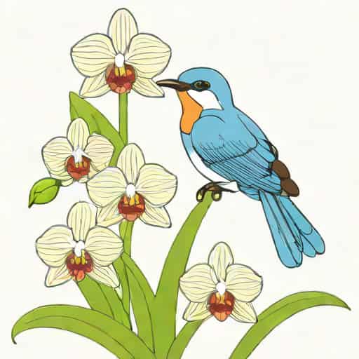 Zygonisia Cynosure Blue Bird Orchid