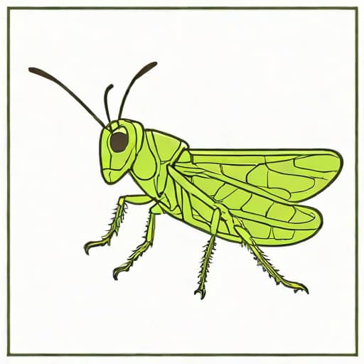 A Destructive Insect Resembling A Grasshopper