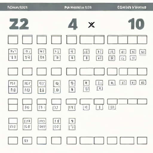 A Multiplication Chart Printable