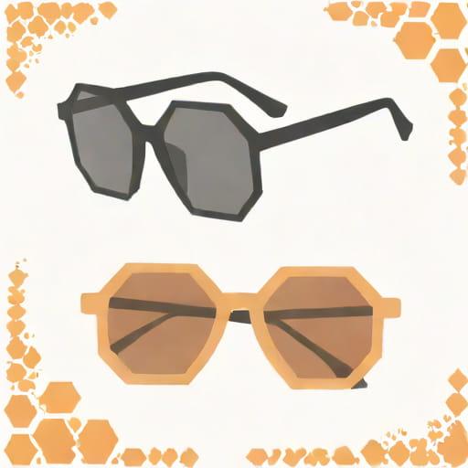 Anagram Hexagonal Sunglasses Loewe