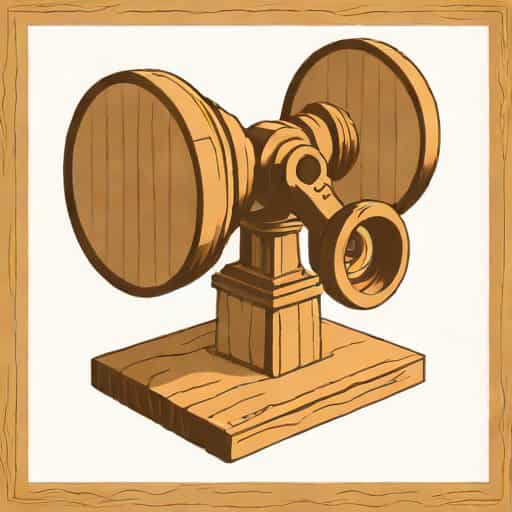 Antique Wooden Stereoscope