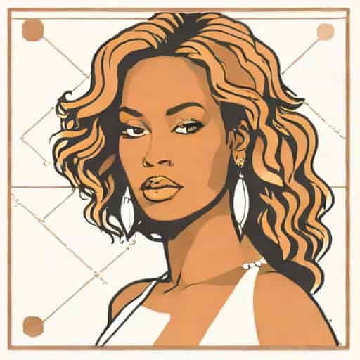 Beyonce Sidereal Chart