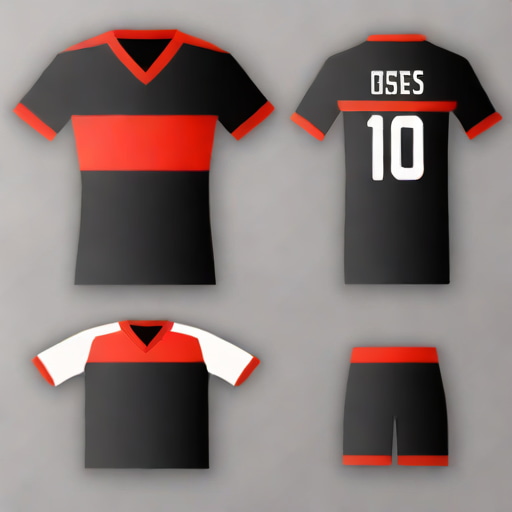Black And Red Bigness Jersey