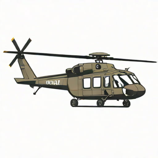 Blackhawk Helicopter Rotor Wash
