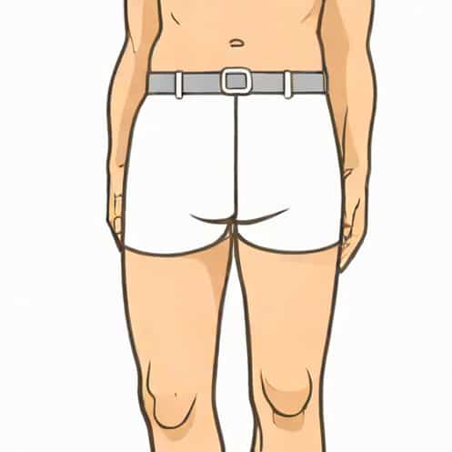 Bouton Sur Le Pubis Homme