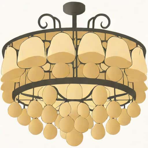 Capiz Shell Chandelier