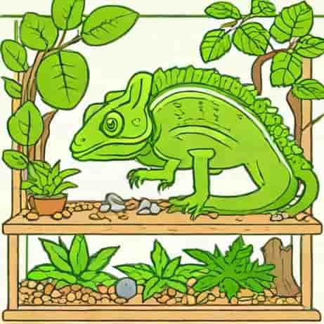 Chameleon Vivarium Full Setup