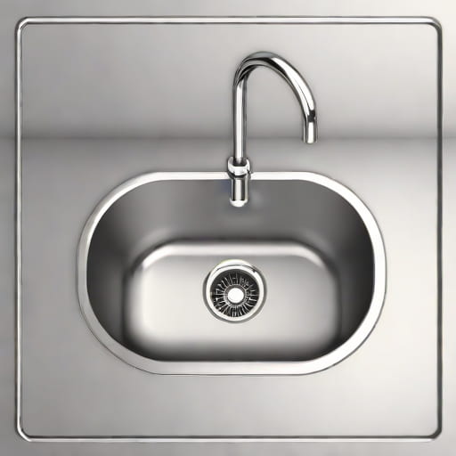 Clean Stainless Steel Sink