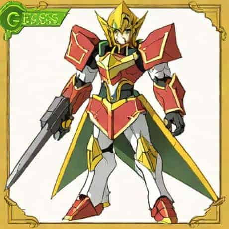 Code Geass Gawain Model Kit