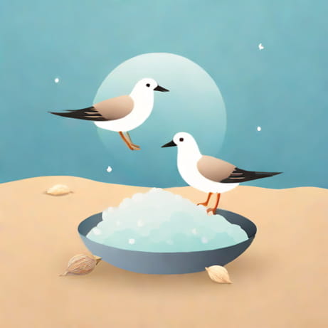 Color Sea Salt With Moonbeam And Turtledove