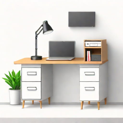 Computer Desk With Drawers