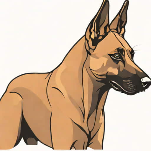 Dark Belgian Malinois