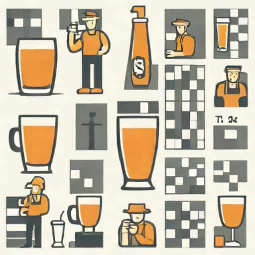 Drinkers Paunch Crossword Clue