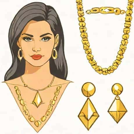 Earring And Necklace Set