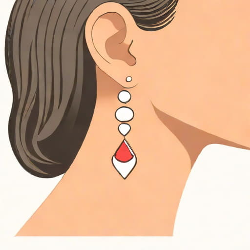 Earrings For Sweetheart Neckline