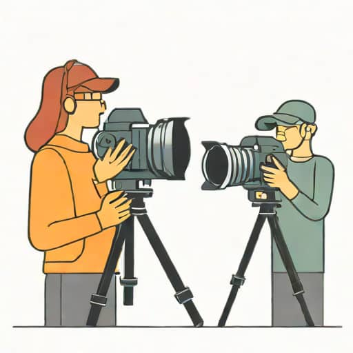 Elite Cameraman And Elite Camerawoman