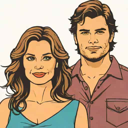 Erica Durance And Tom Welling