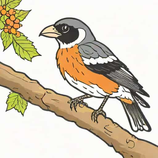 Female Black Headed Grosbeak