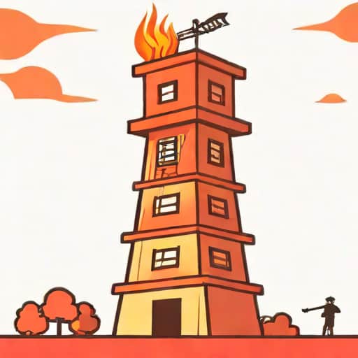 Fire Red Tower Begone Intruders