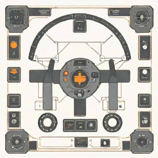 Flight Simulator Joystick And Throttle