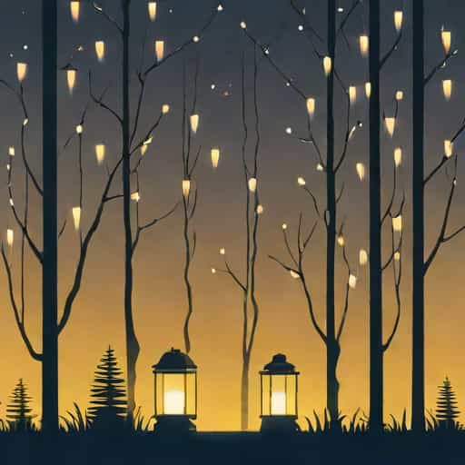 Forest Of Firefly Lights
