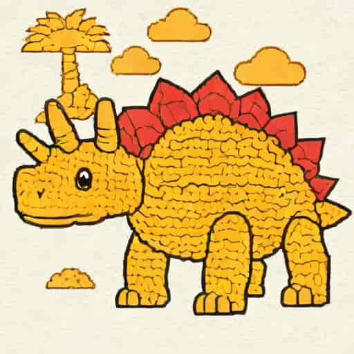 Free Stegosaurus Crochet Pattern