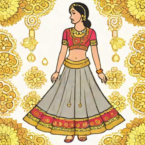 Garment Worn With A Choli