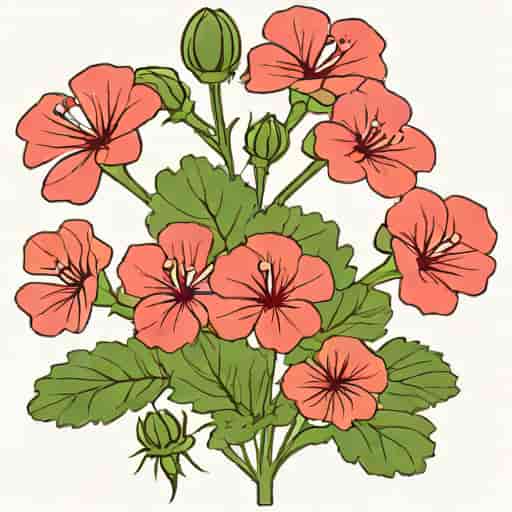Geranium X Oxonianum Rosenlicht