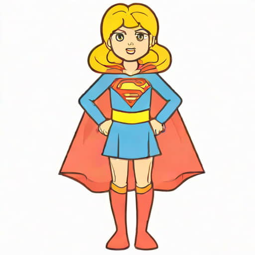 Girls Supergirl Costume