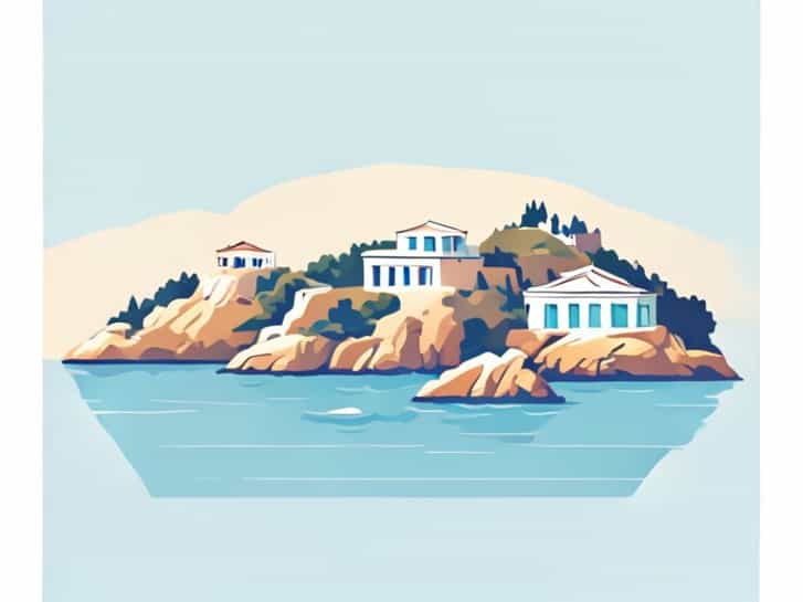 Greek Islands Of Skopelos And Skiathos In Thessaly