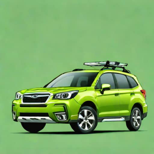 Green Subaru Forester