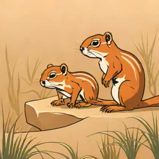 Ground Squirrels Inhabit African Savannas
