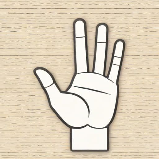 Hand Sign Forefinger Little Finger